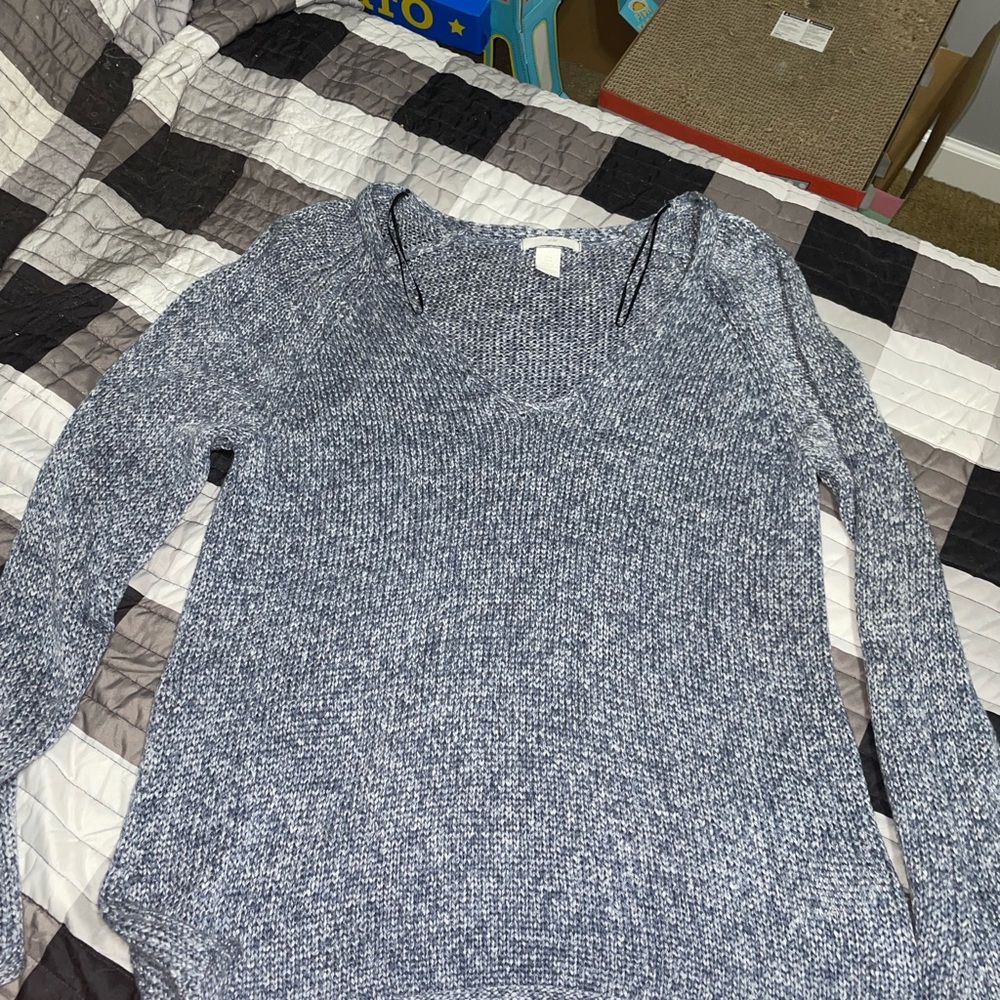 Navy sweater